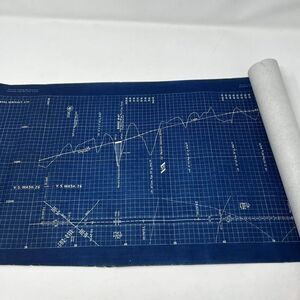 Vintage 1940's Great Northern Railway GNR Railroad Blueprints Washington WA‎